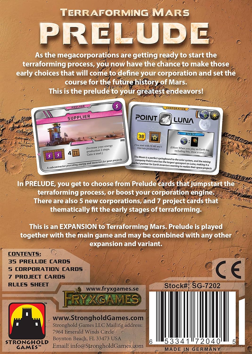 Terraforming Mars: Prelude (Inglés)