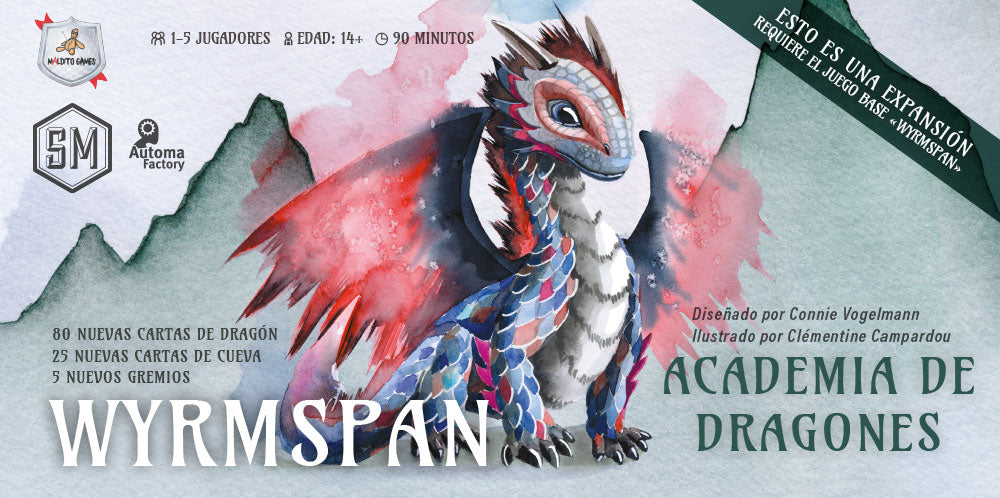 Wyrmspan: Academia de Dragones (Español)