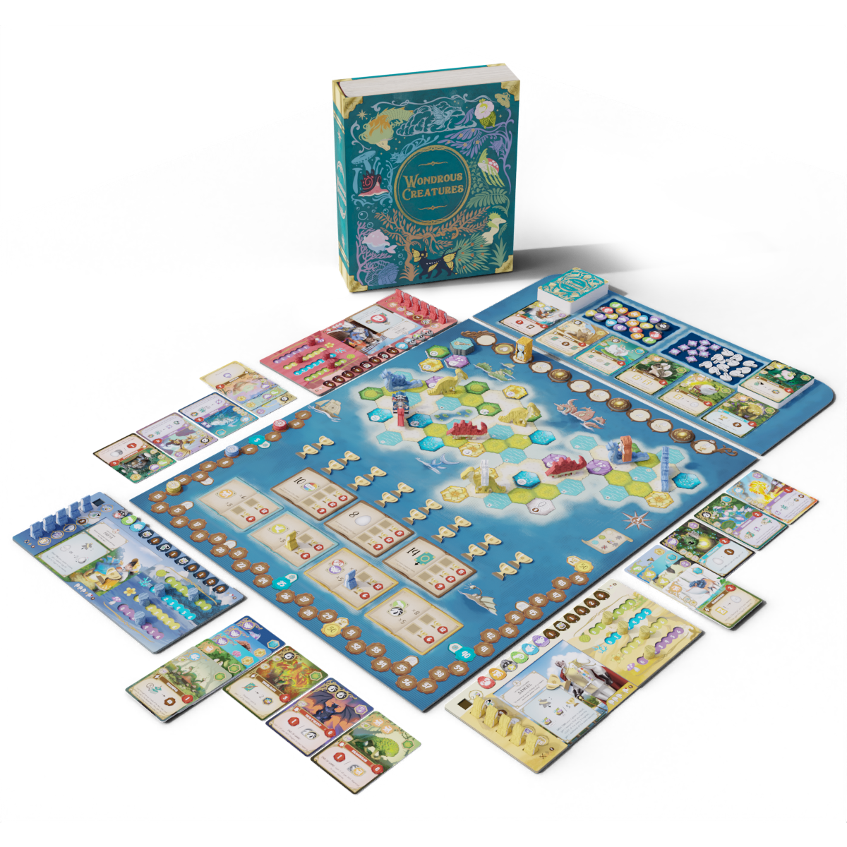 Criaturas Maravillosas FULL PACK (Versión en Inglés) Incluye expansión, componentes mejorados y crew set