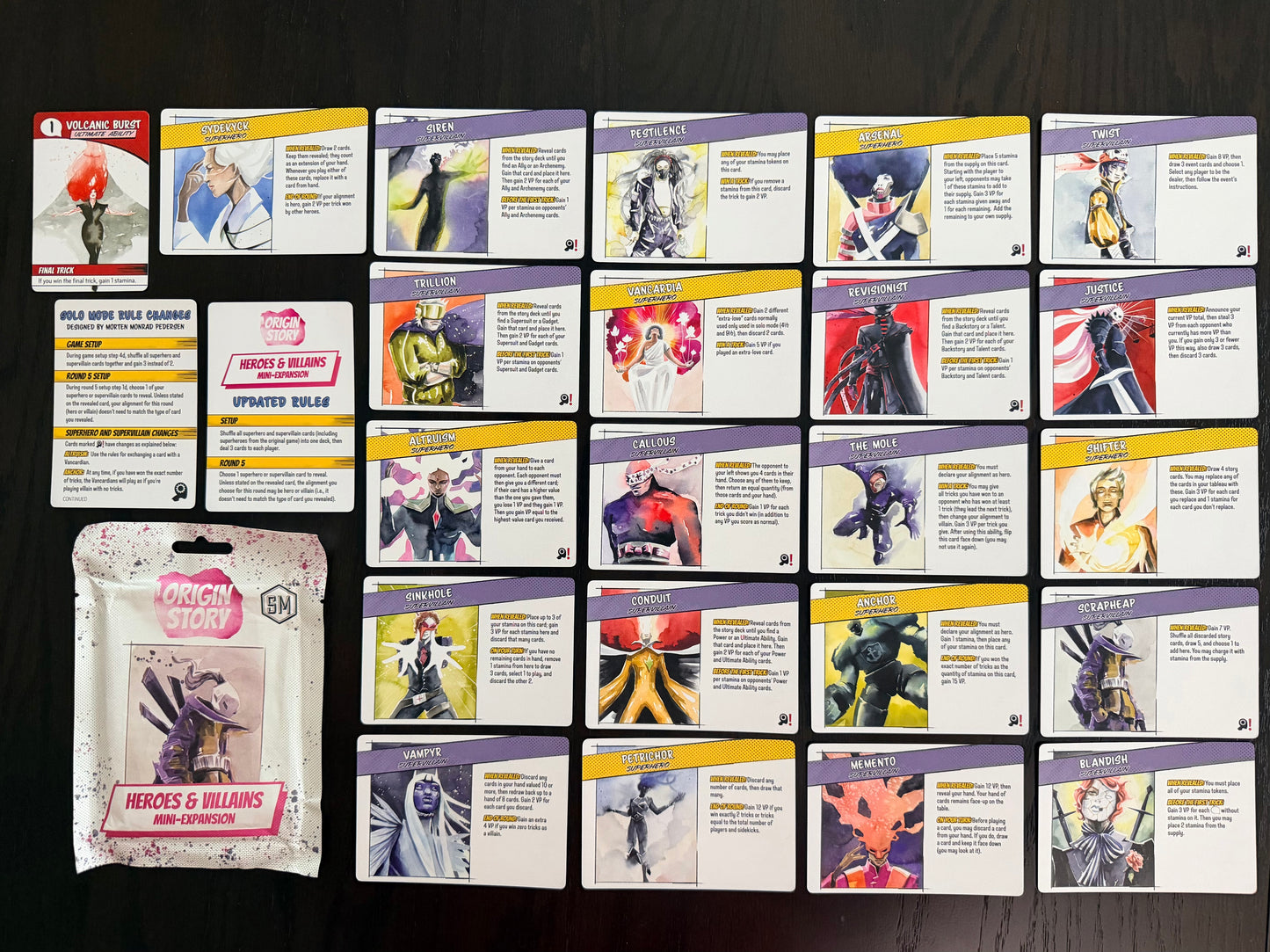 PREVENTA - Heroes & Villains (Origin Story Mini Expansion)