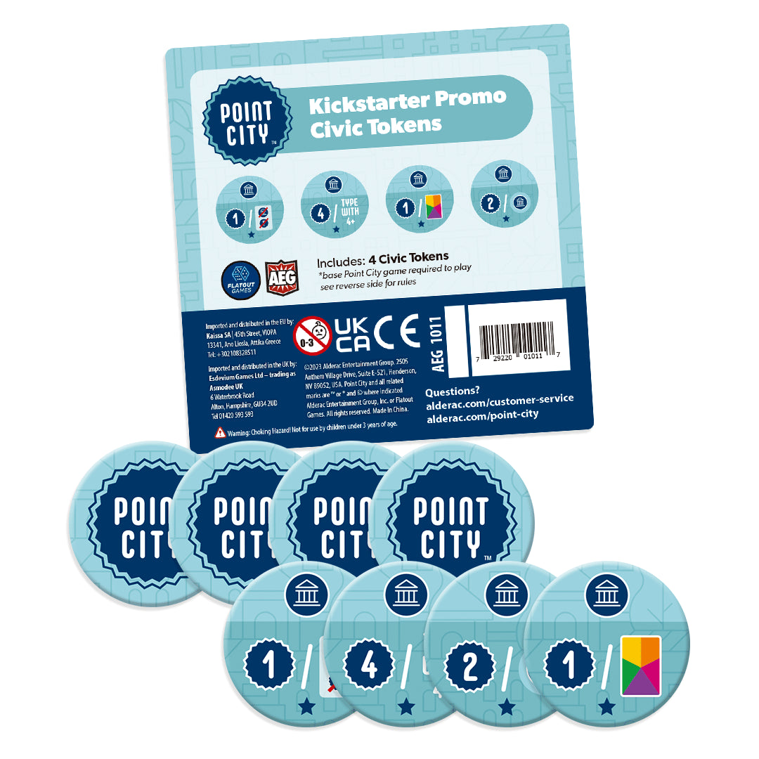 Point City - Civic Tokens KS Promo Bundle