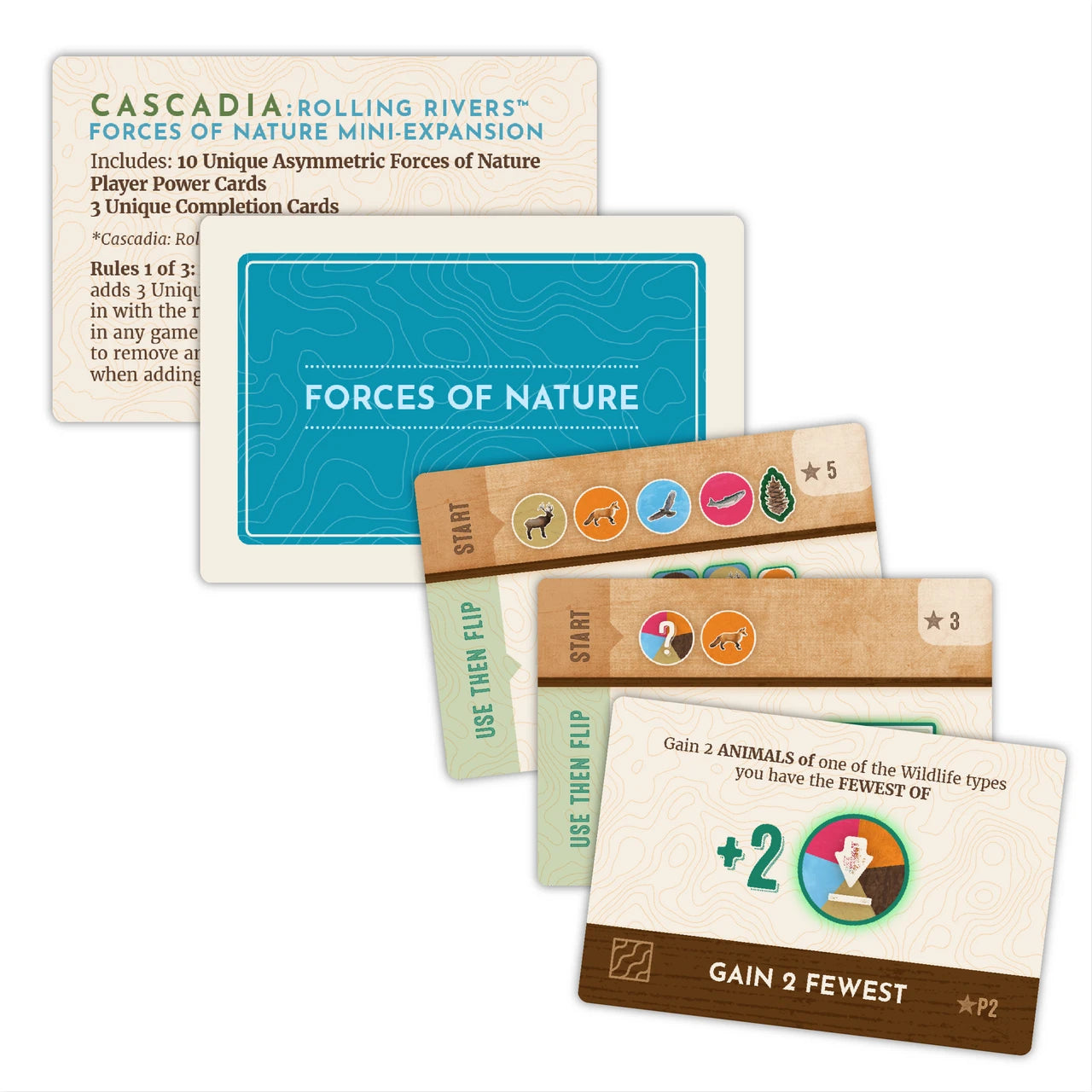 Cascadia: Rolling Rivers - Forces of Nature Mini Expansion Bundle