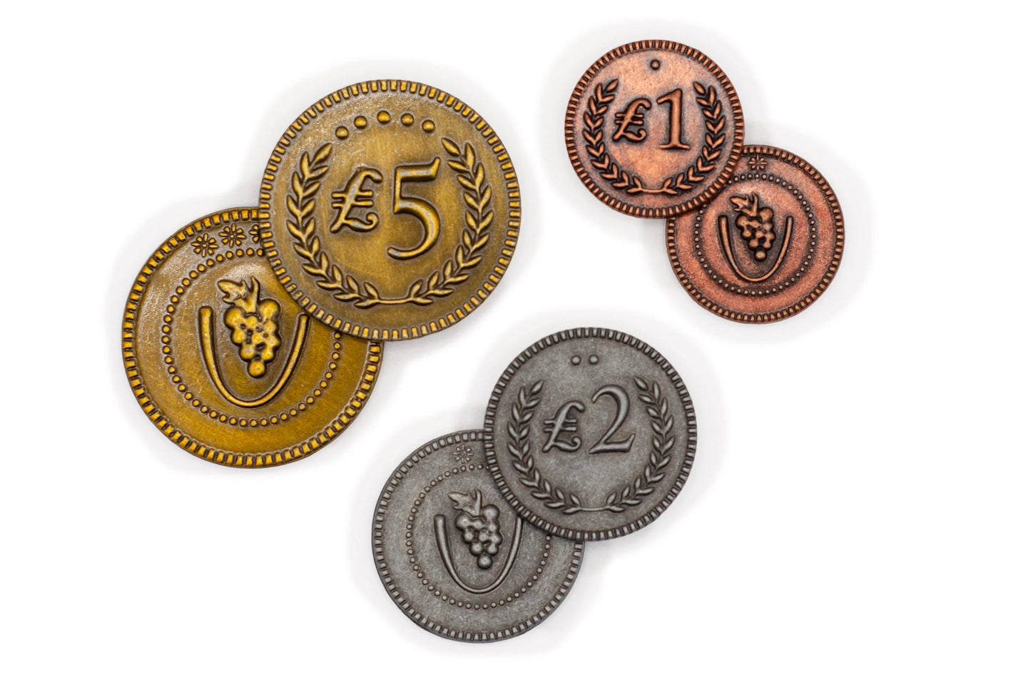 72 Metal Lira Coins (Viticulture)