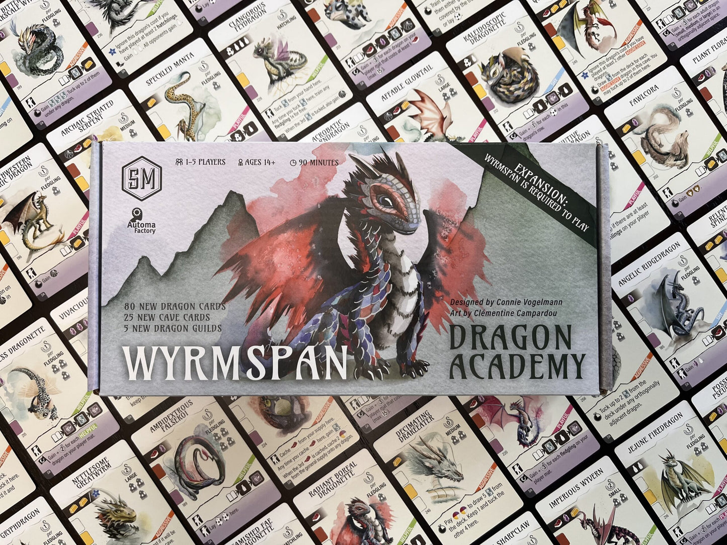 PREVENTA Wyrmspan Dragon Academy (Expansión - Idioma: Inglés)