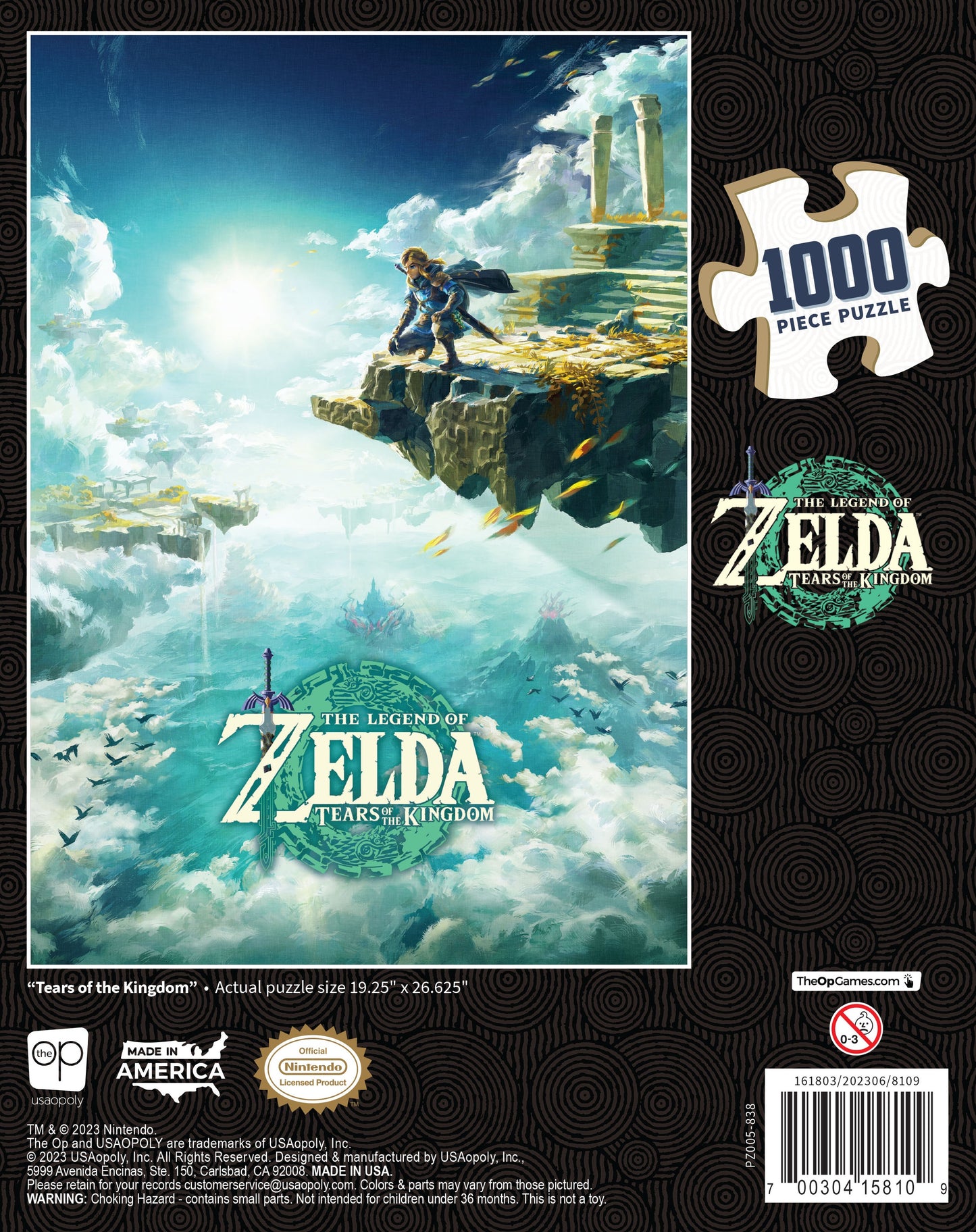 The Legend of Zelda "Tears of the Kingdom" - Rompecabezas de 1,000 piezas
