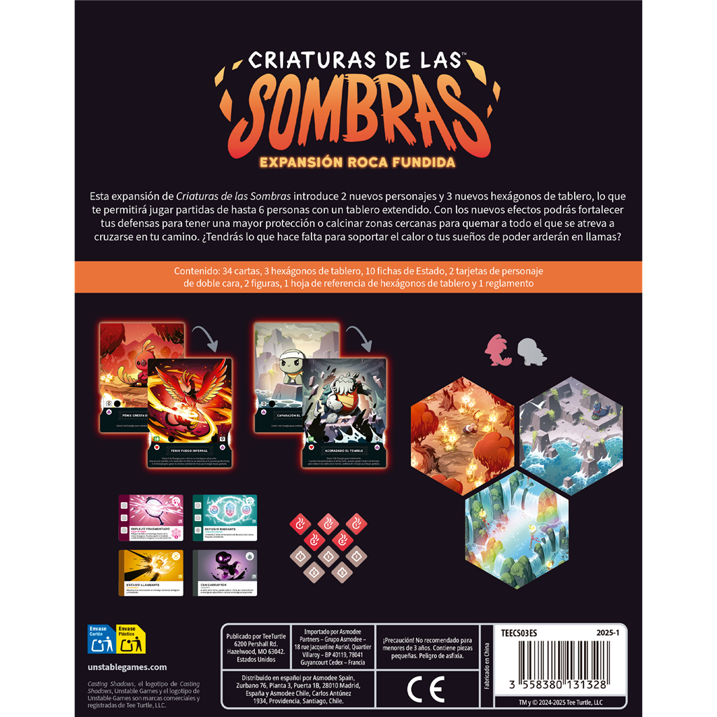 Criaturas de las Sombras: Expansión Roca Fundida