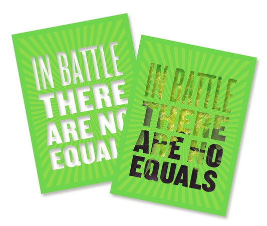 Unmatched: Card Sleeves - No Equals Green