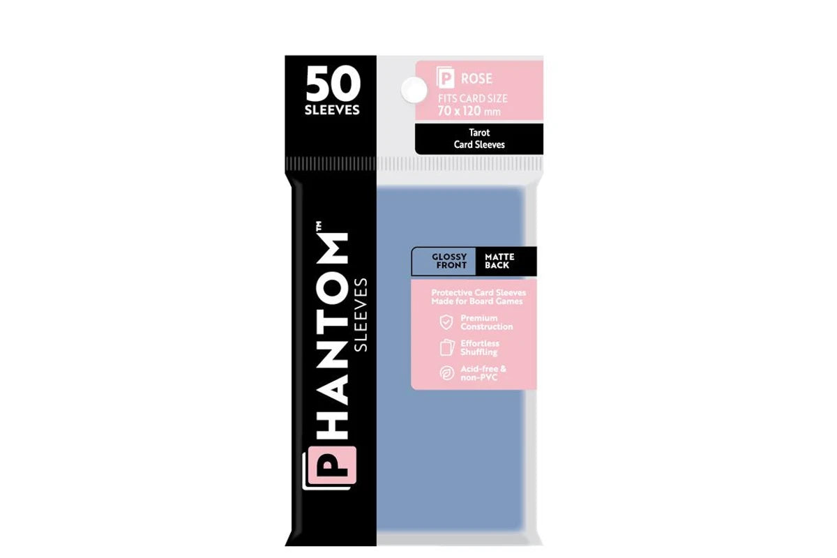 Phantom Sleeves: Rose Size (70mm x 120mm) - Glossy/Matte