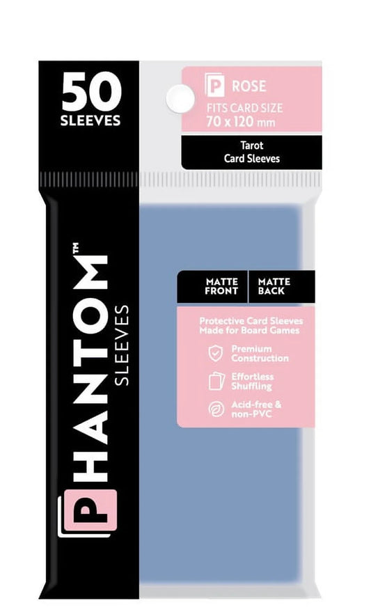 Phantom Sleeves: Rose Size (70mm x 120mm) - Matte/Matte