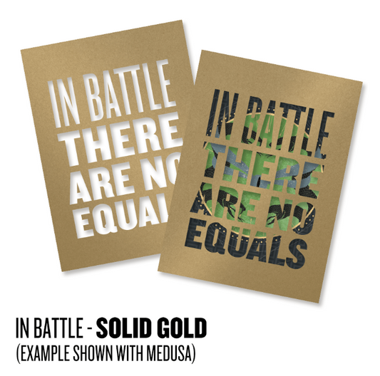 Unmatched: Card Sleeves - No Equals Gold