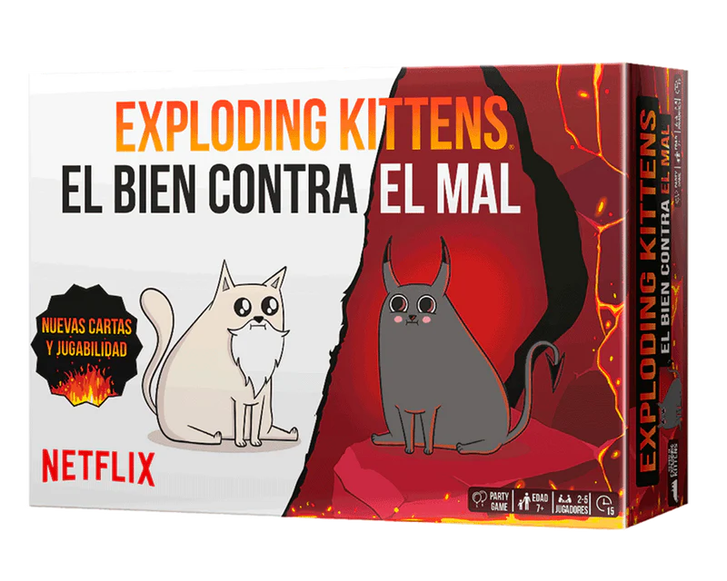 Exploding Kittens Bien vs. Mal