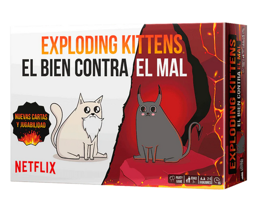 Exploding Kittens Bien vs. Mal