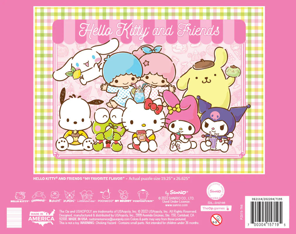 Hello Kitty® and Friends "My Favorite Flavor" - Rompecabezas de 1,000 piezas