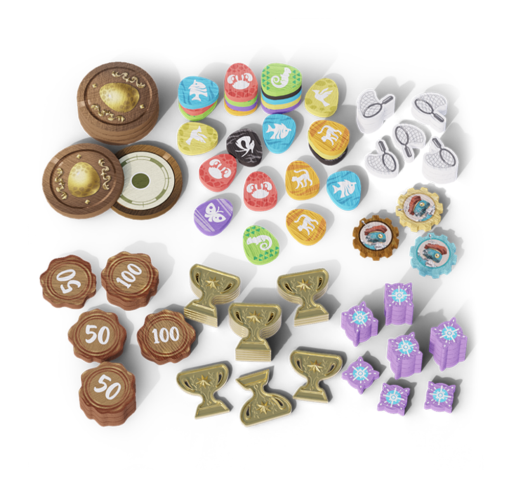 Criaturas Maravillosas FULL PACK (Versión en Inglés) Incluye expansión, componentes mejorados y crew set