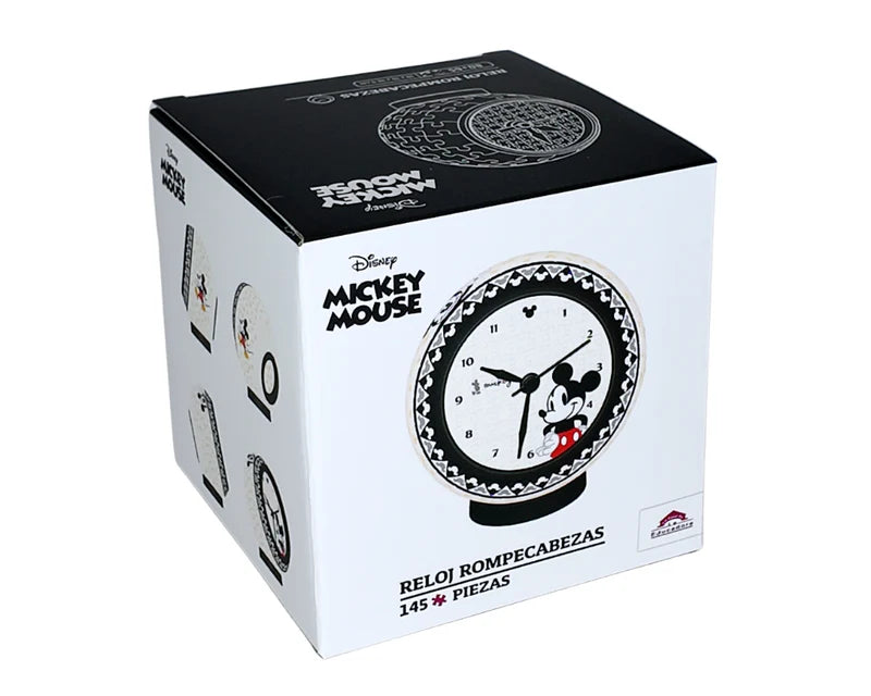 Reloj Rompecabezas Mickey Disney 145 Piezas De Plástico