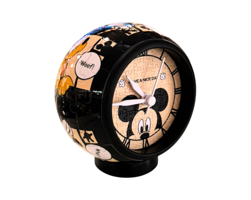 Reloj Rompecabezas Mickey Clásico Disney 145 Piezas De Plástico