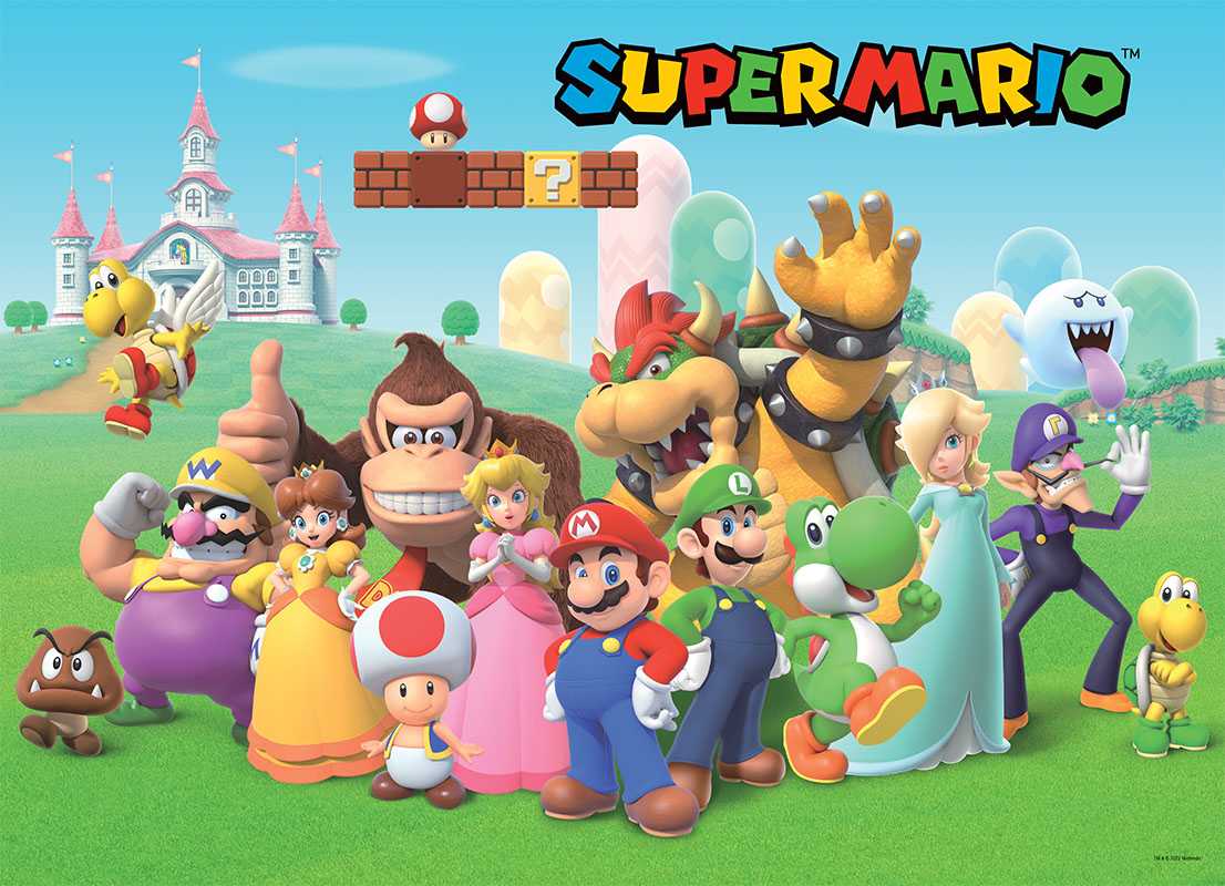 Super Mario™ "Mushroom Kingdom" - Rompecabezas de 1,000 Piezas