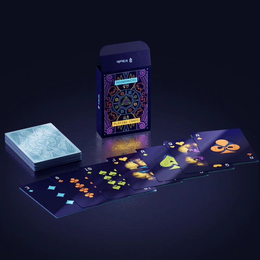 Moonrakers playing cards