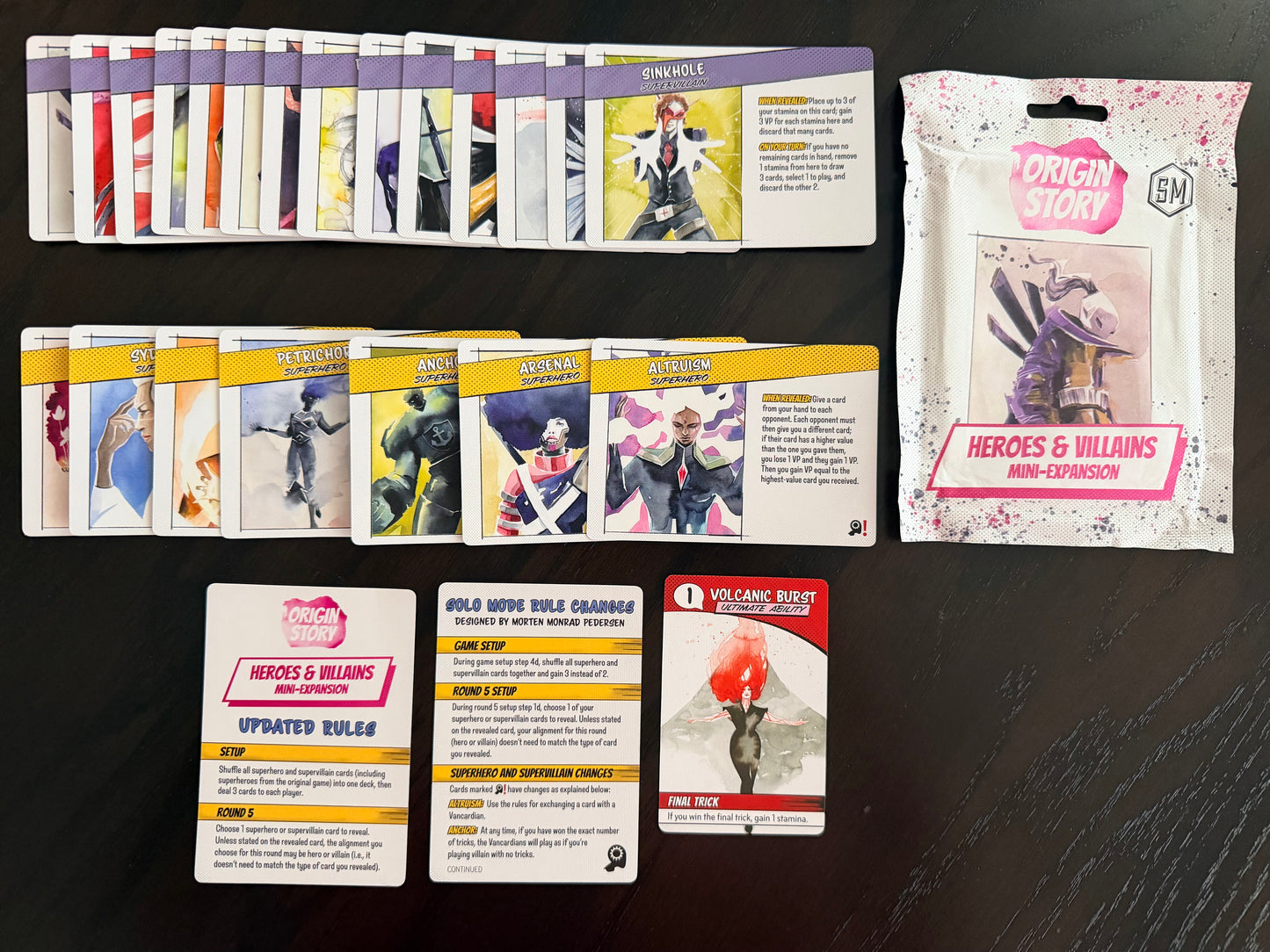 PREVENTA - Heroes & Villains (Origin Story Mini Expansion)