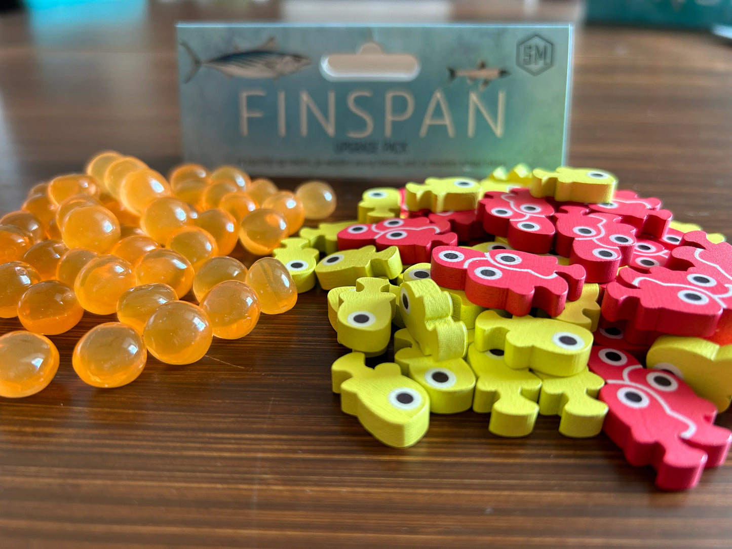 Finspan: Upgrade Pack (Fichas de madera y huevos esponjosos)