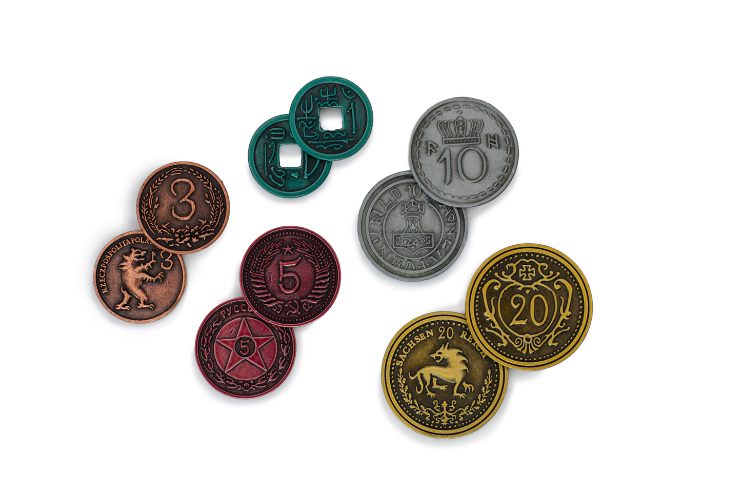 Expeditions/Scythe: 80 Metal Coins