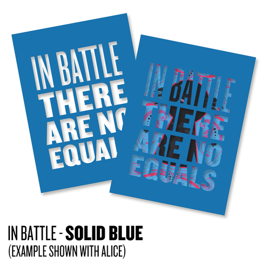 Unmatched: Card Sleeves - No Equals Blue