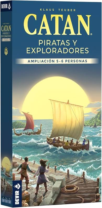 Catan Piratas y Exploradores Ampliación 5-6 Personas