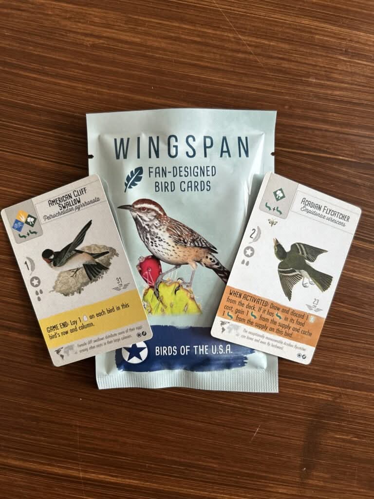Wingspan Fan-Designed Bird Packs: Display Box