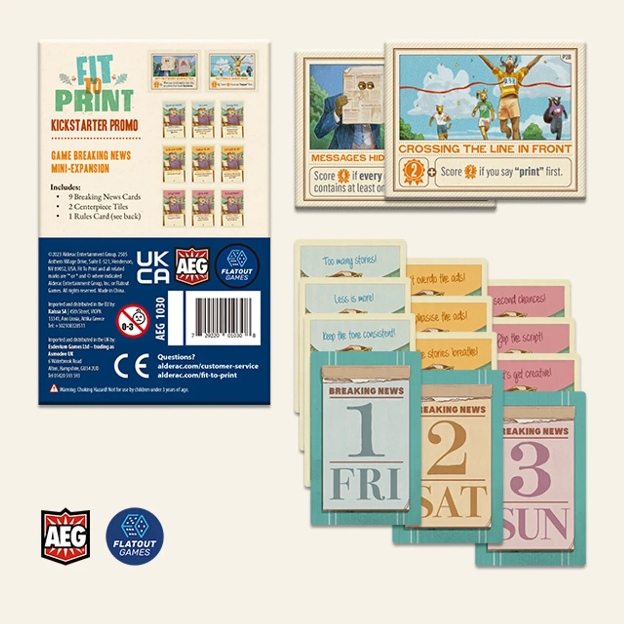 Fit To Print - Expansión Game Breaking News Bundle